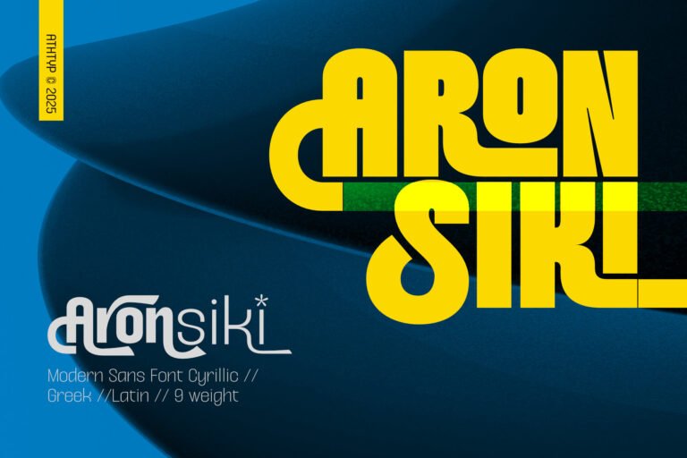 Aronsiki – Versatile Elegance Font gallery image