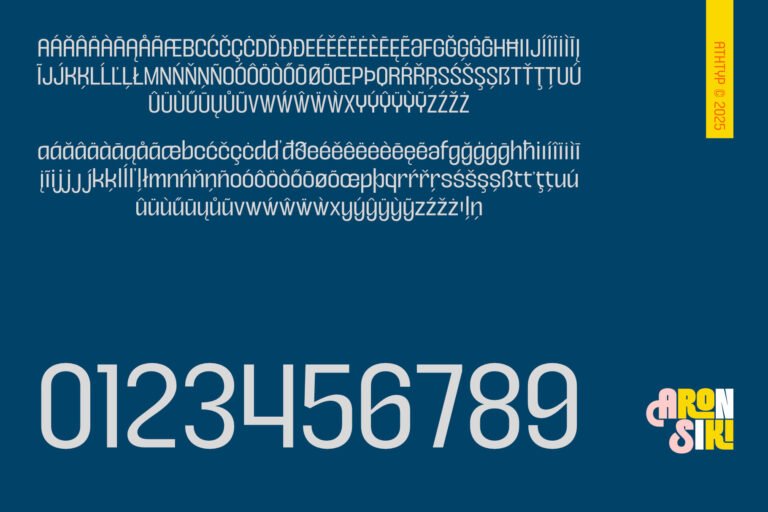Aronsiki – Versatile Elegance Font gallery image