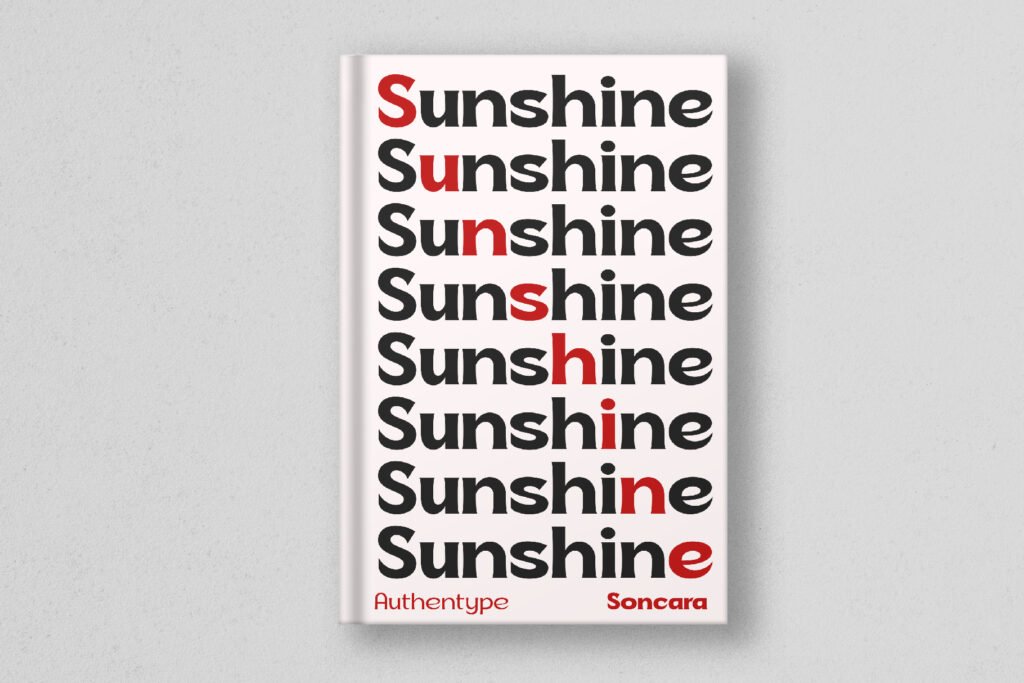 Soncara – Futuristic Soft Serif Font