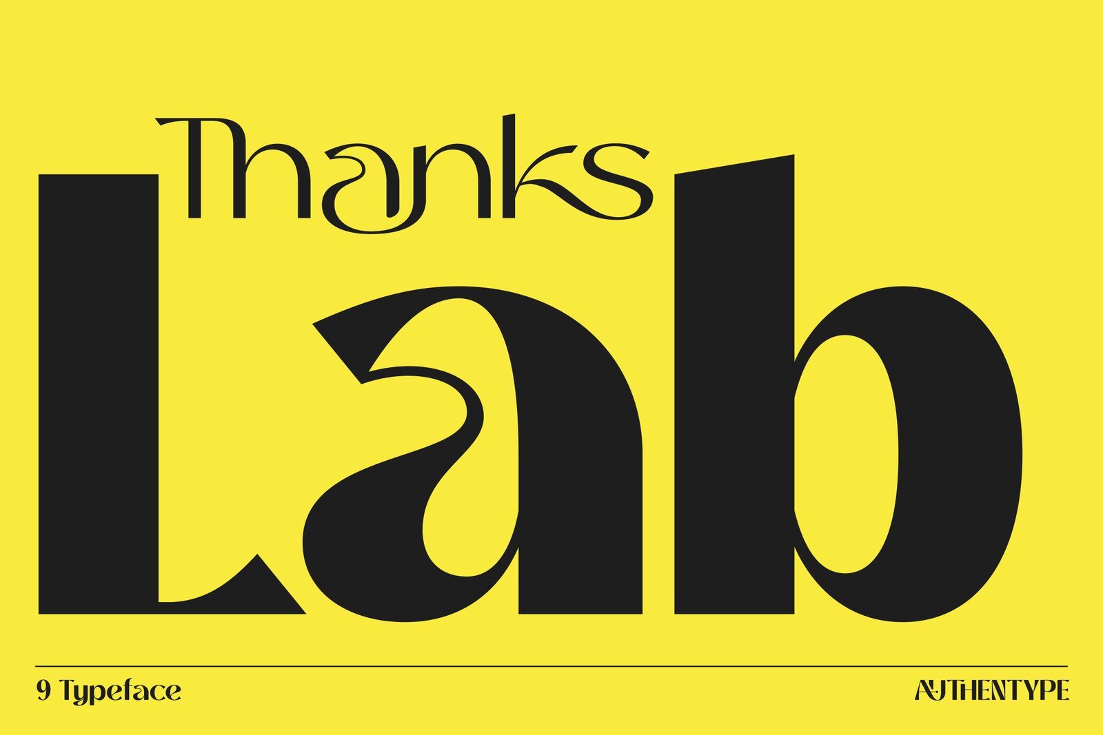 Thanks Lab - Futuristic Soft Font