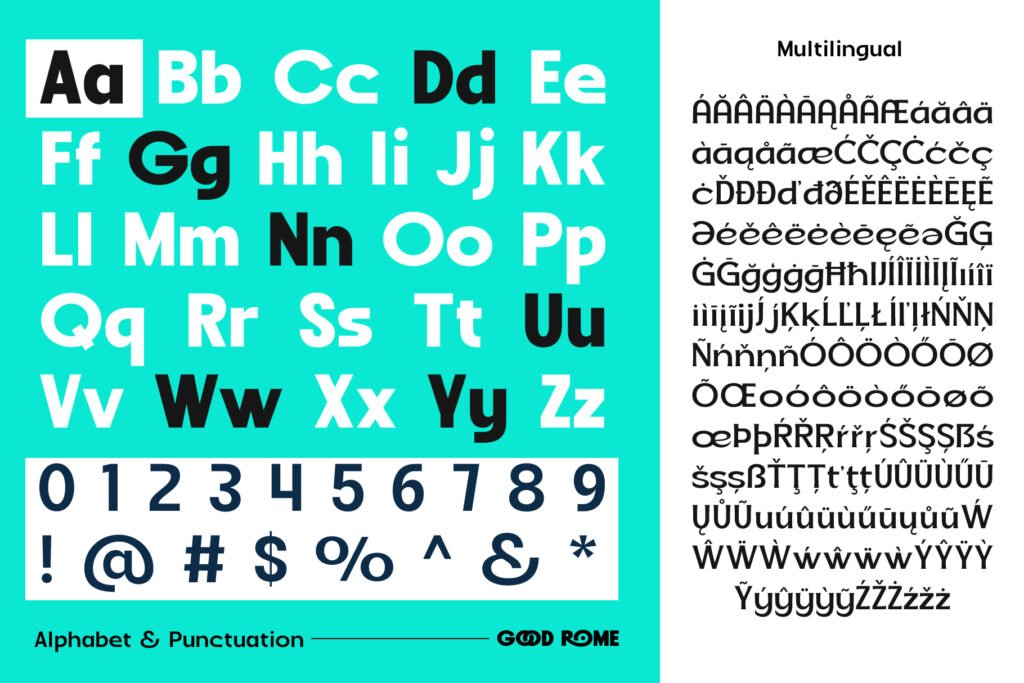 Good Rome - The Future of Sans Serif
