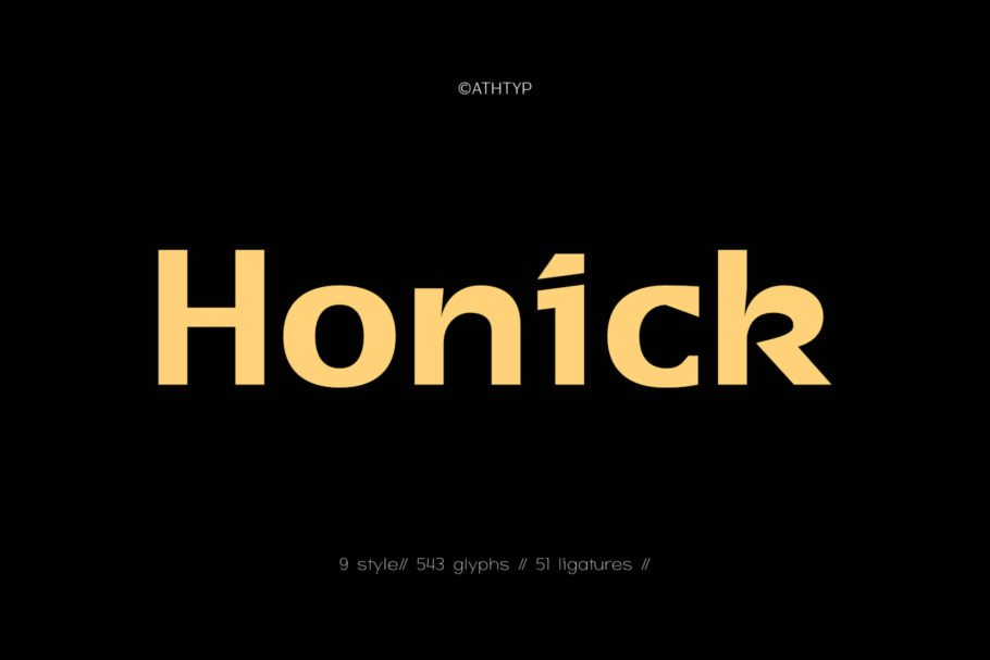 Honick Sans Serif Font