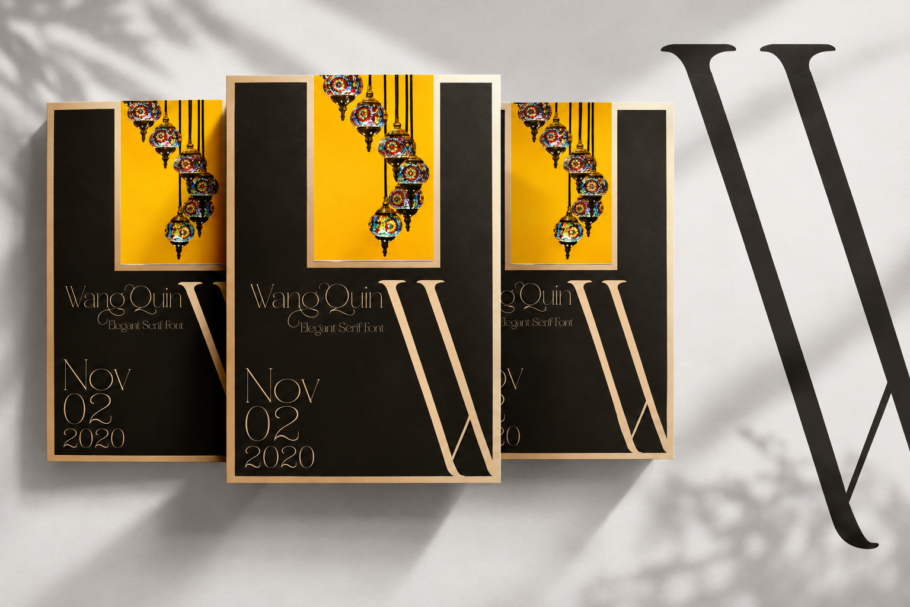 Wano Quin font is a beautiful and stylish font