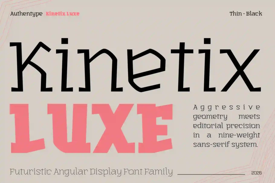 Kinetix Luxe - Industrial Brutalist Display Series