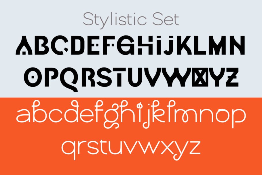 Poppis is a contemporary geometric sans-serif font that harmoniously blends technical precision with an artistic flair.