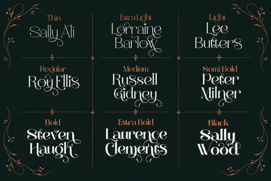 Wano Quin font is a beautiful and stylish font