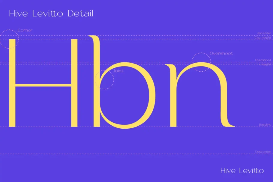 Hive Levitto – Extended Light Sans Serif Display Font