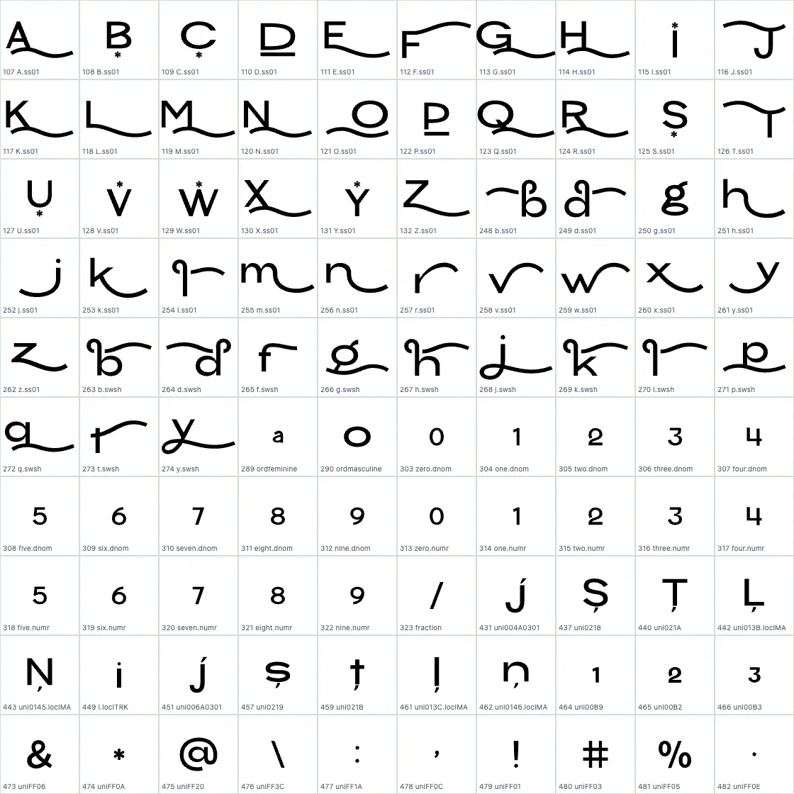 Chekos   Bold AALT preview page 1