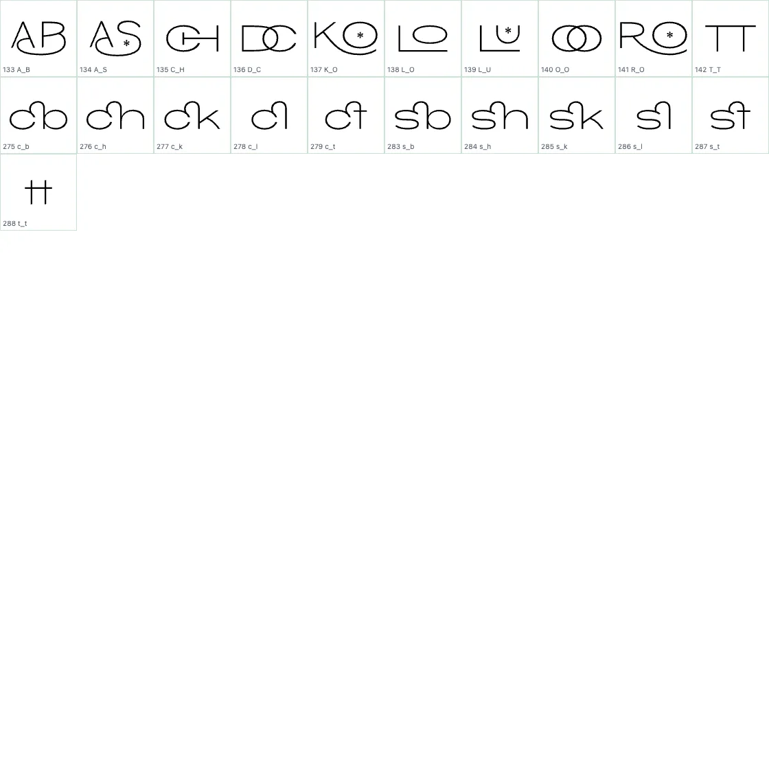 Chekos   ExtraLight DLIG preview page 1