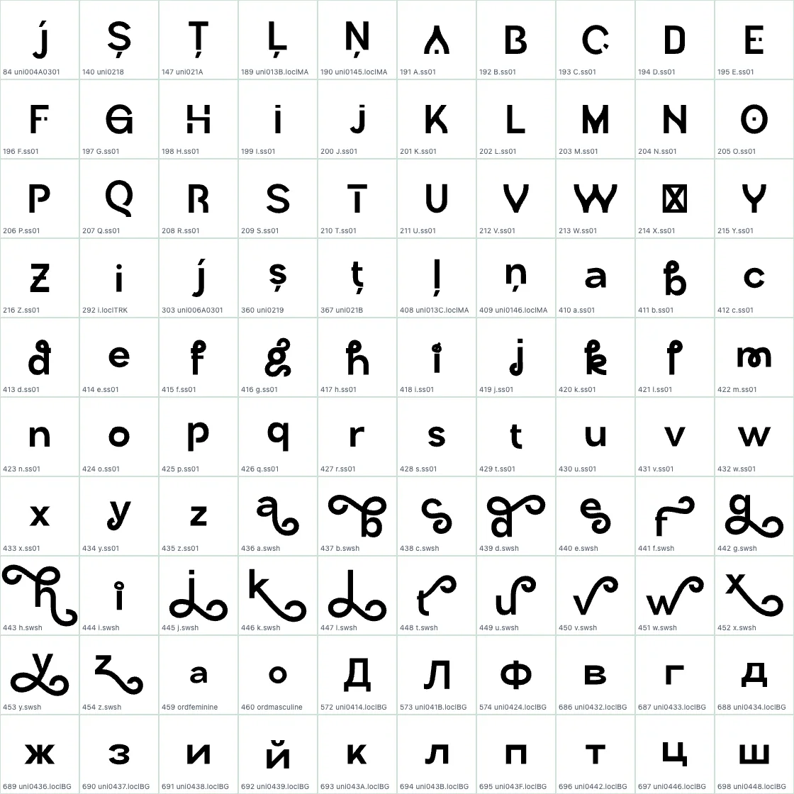 Poppis   Bold AALT preview page 1