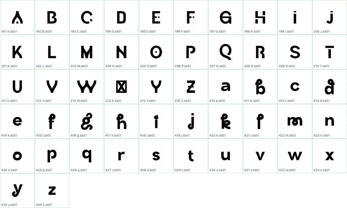 Poppis   ExtraBold SS01 preview page 1