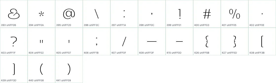 Honick   ExtraLight FWID preview page 1