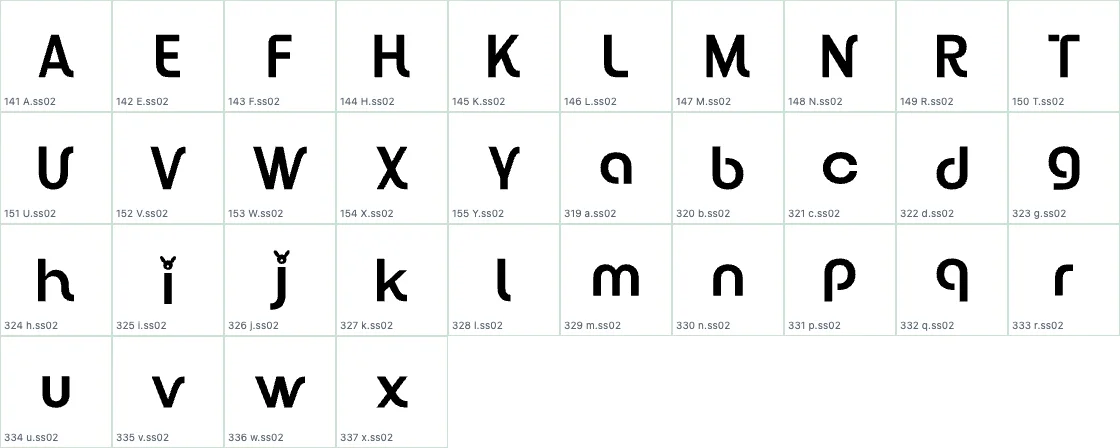 Good Rome   SemiBold SS02 preview page 1