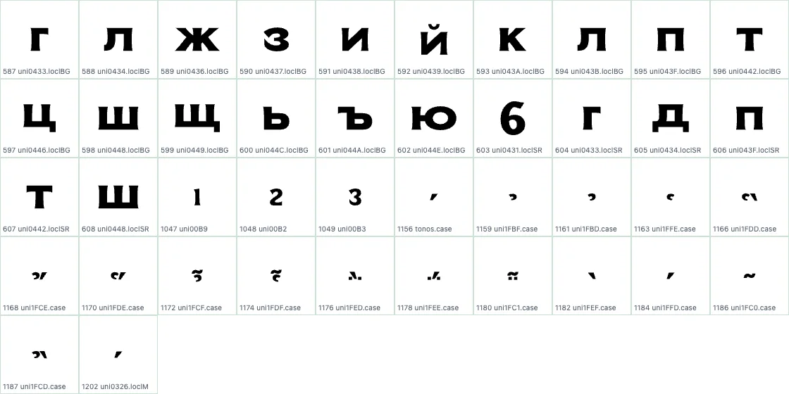 Soncara   Bold AALT preview page 2