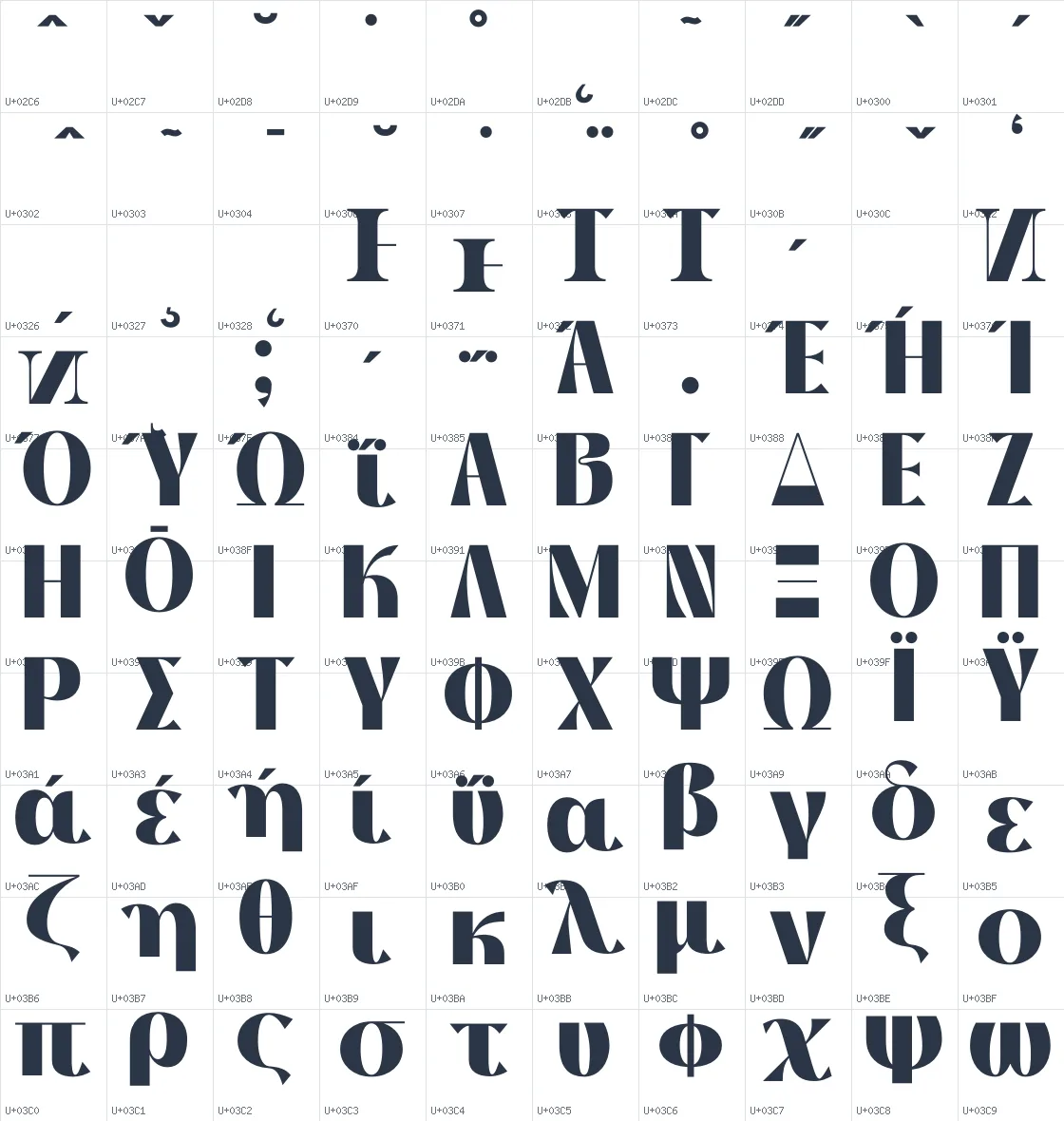 Thanks Lab   Black Unicode glyph atlas page 4