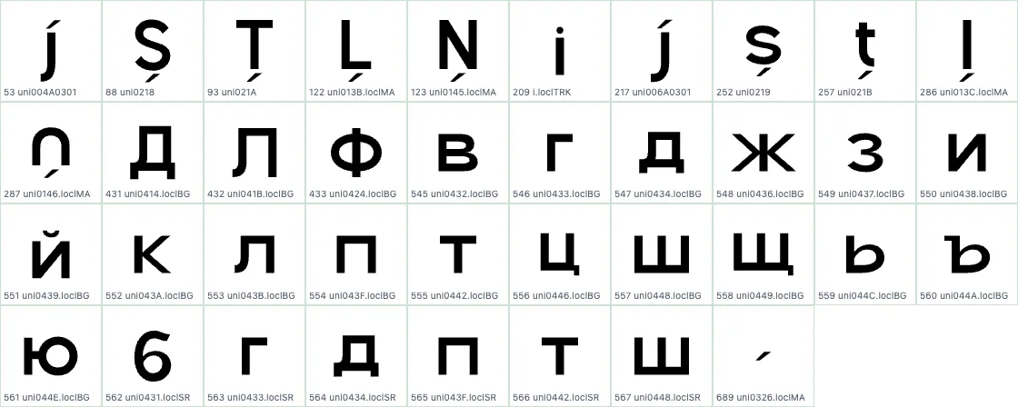 Row Vaticano   SemiBold LOCL preview page 1